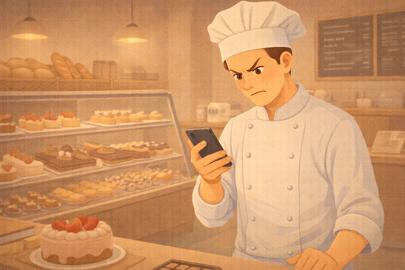 Un pâtissier déplore de faux avis sur son commerce