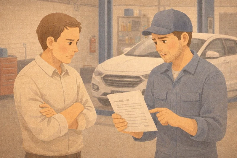 client voulant annuler la vente d'une voiture pour vice caché auprès du vendeur