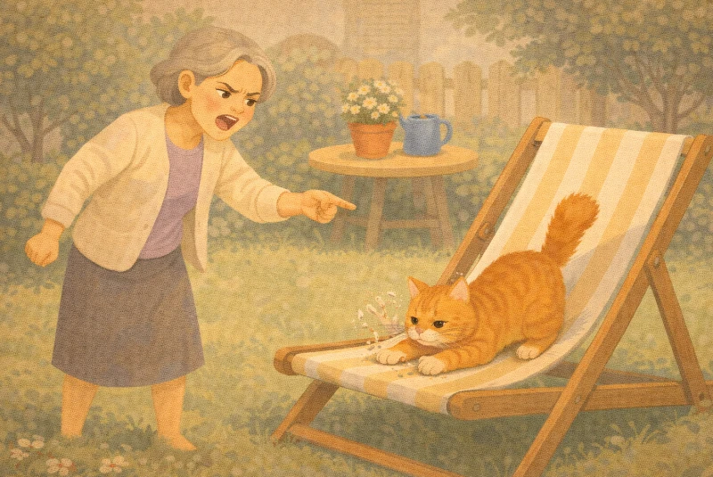 Chat causant des nuisances à une voisine